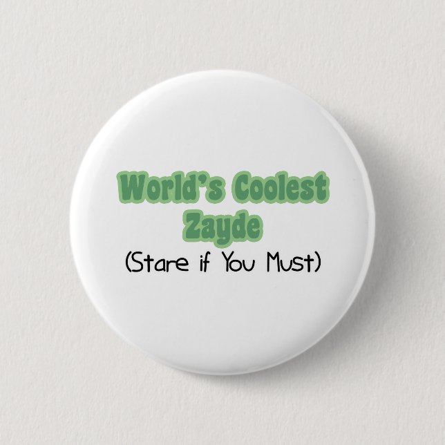World' s coolstes Zayde Button (Vorderseite)