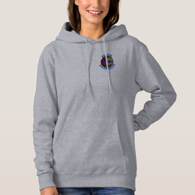 World Autismus Awareness Hooded Sweatshirt (Vorderseite)