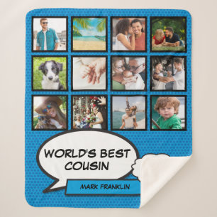 World Best Cousin Cool Fun Comic Fotosammlung Sherpadecke