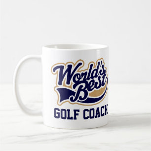 World Best Golf Coach Geschenk Kaffeetasse