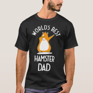 World Best Hamster Vater Dabbing Funny Sprichwort  T-Shirt