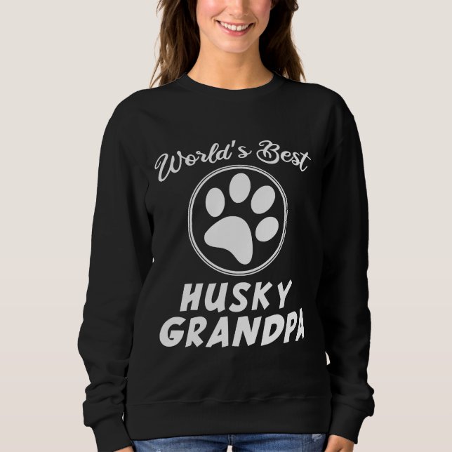 World Best Husky Grandpa Sweatshirt (Vorderseite)