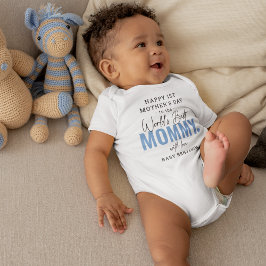 'World Best Mommy' 1. Mother's Day Keepake Baby Strampler