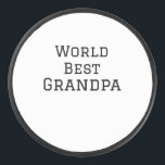 World Best Opa hinzufügen Namen Text Sport Text ei Eishockey Puck<br><div class="desc">Gestaltung</div>