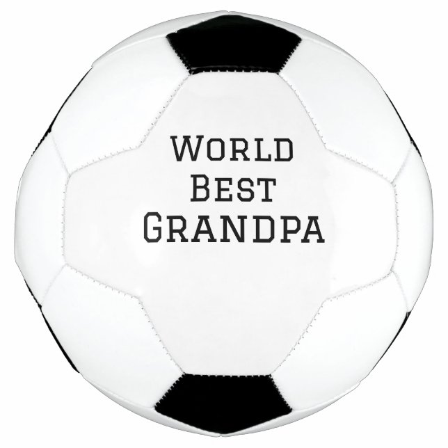World Best Opa hinzufügen Namen Text Sport Text ei Fußball (Vorderseite)