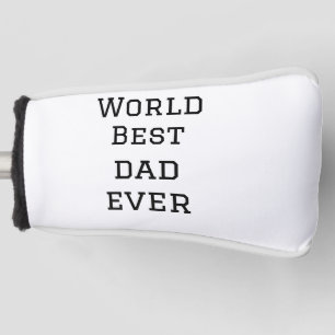 World Best Papa jemals Fett Name Text Sport Text Golf Headcover
