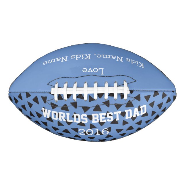 World Best Vater, Customizable Football Gift, (Vorderseite)