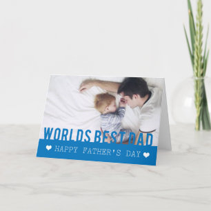 World Best Vater Foto Template Card Karte