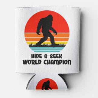 World Big Foot versteckt und sucht Dosenkühler