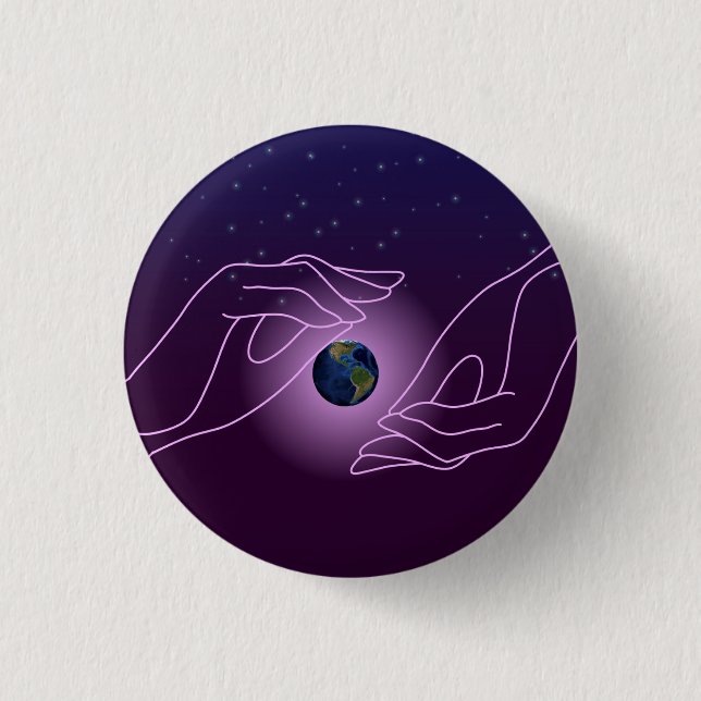 World Button (Vorderseite)