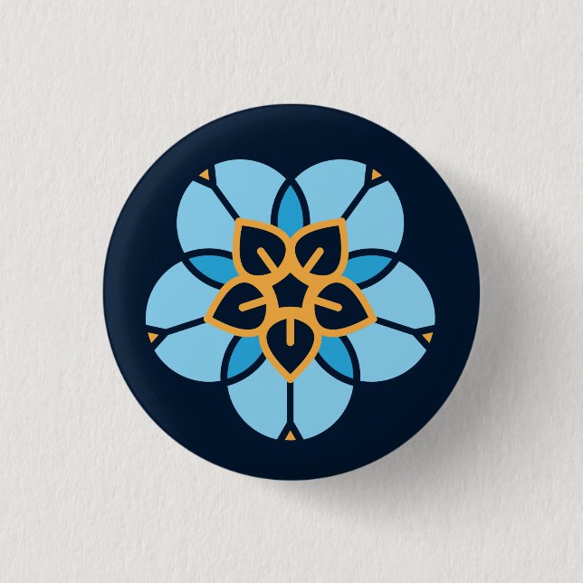 World Childless Week Abzeichen (navy) Button (Vorderseite)