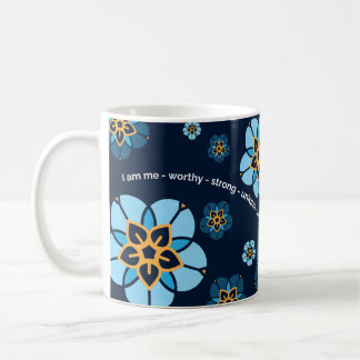 World Childless Week Bekräftigungen Tasse - navy