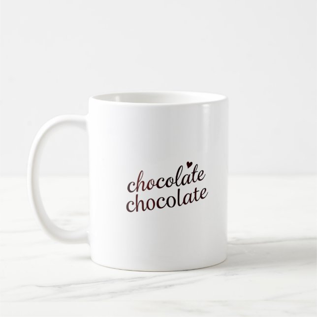World Chocolate Day Celebration – Sweet Double Cho Kaffeetasse (Links)