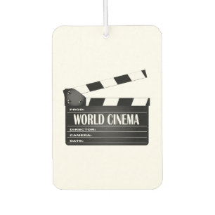 World Cinema Movie Clapperboard Autolufterfrischer