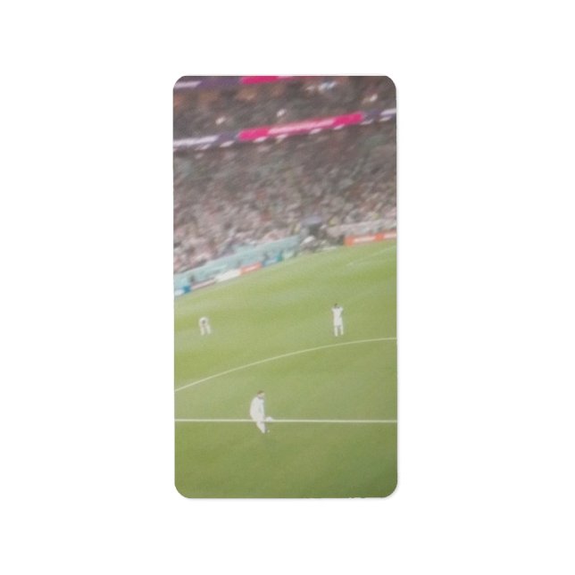 World Cup England X United States Adressaufkleber (Vorne)