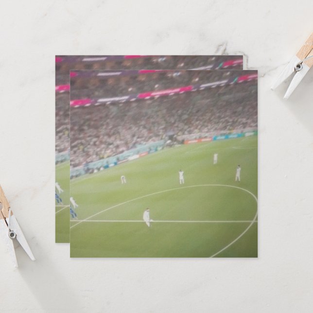 World Cup England X United States Einladung (Vorderseite/Rückseite Beispiel)