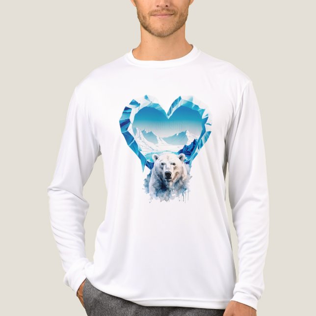 World Day for Glaciers  Tri-Blend Shirt (Vorderseite)