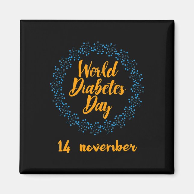 World Diabetes Day  Magnet (Vorne)