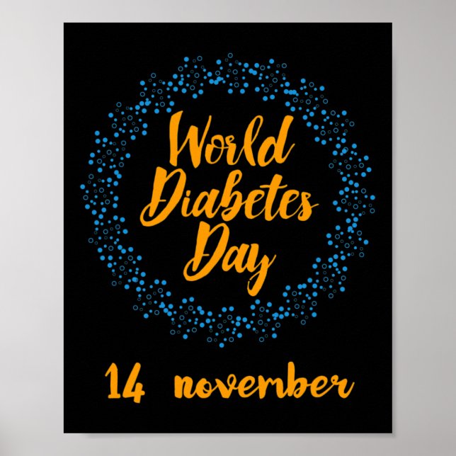 World Diabetes Day  Poster (Vorne)