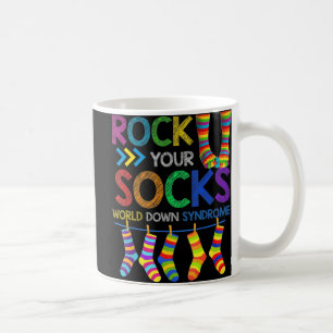 World Down Syndrom Day Rock Your Socks Awareness Kaffeetasse