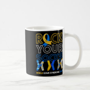 World Down Syndrom Day Rock Your Socks Awareness Kaffeetasse
