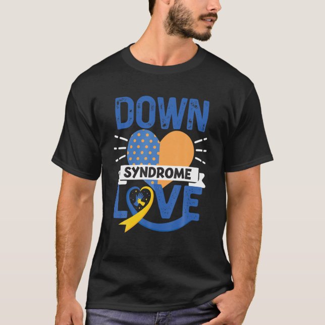 World Down Syndrom Day Rock Your Socks Awareness T-Shirt (Vorderseite)