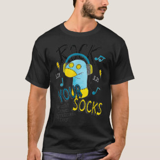 World Down Syndrom Day Rock Your Socks Kid Awaren T-Shirt