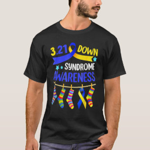 World Down-Syndrom-Tag-Bewusstseins-Socken 21. Mär T-Shirt