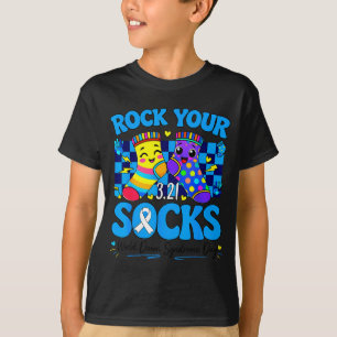 World Down Syndrom Tag Rock Socken 321 Männer Frau T-Shirt