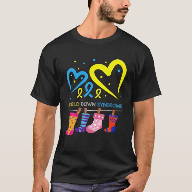 World Down Syndrom WDSD 21 März Day T-Shirt (Vorderseite)
