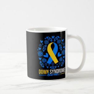 World Down Syndrome Awareness Day Ribbon Hearts T2 Kaffeetasse
