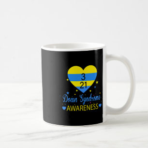 World Down Syndrome Awareness März 21 Yellow Blue Kaffeetasse