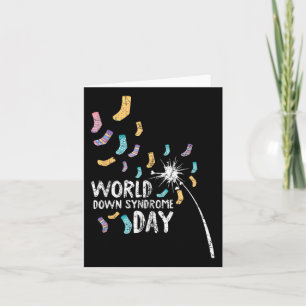 World Down Syndrome Day Awareness Mama Vater Klein Karte