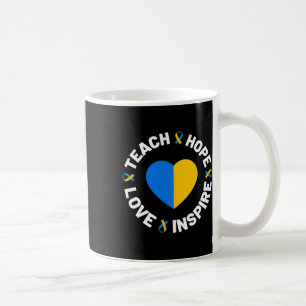 World Down Syndrome Day Awareness Ribbon Teach Hop Kaffeetasse