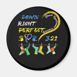World Down Syndrome Day Awareness Socks 21 März Magnet