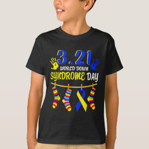 World Down Syndrome Day Awareness Socks 21 März T-Shirt