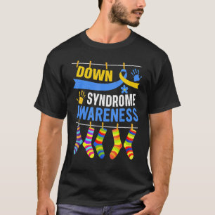 World Down Syndrome Day Awareness Socks 21 März T-Shirt