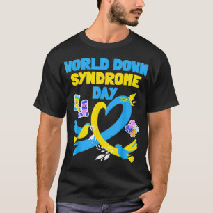 World Down Syndrome Day Awareness Socks 21 März T-Shirt