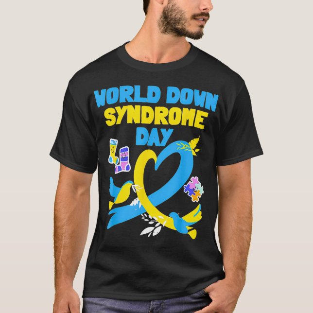World Down Syndrome Day Awareness Socks 21 März  T-Shirt (Vorderseite)