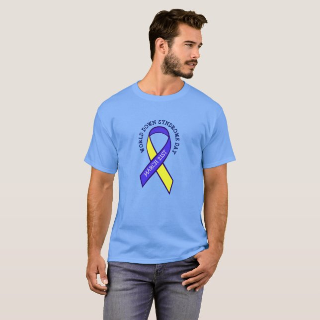 World Down Syndrome Day März 21. Shirt (Vorne ganz)