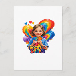 World Down Syndrome Day Postkarte