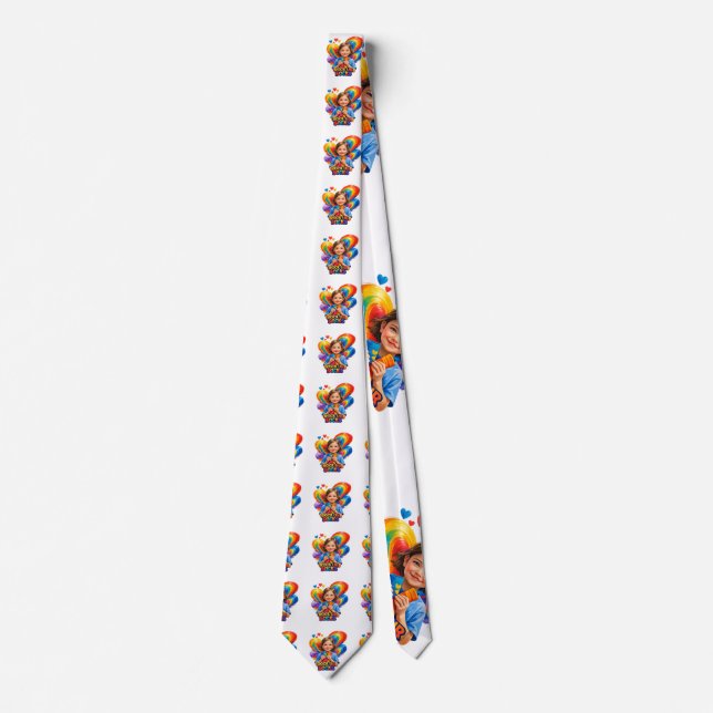 World Down Syndrome Day shirt Krawatte (Vorderseite)