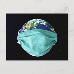 World Emergency Coronavirus Postkarte