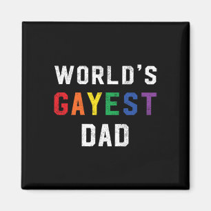 World Gayest Vater Niedlich Gay Pride Lgbt Vathers Magnet