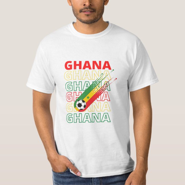 World Ghana Soccer Vintag T-Shirt (Vorderseite)