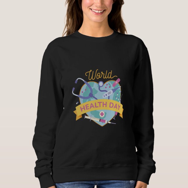 World health day medical doctors nurse sweatshirt (Vorderseite)