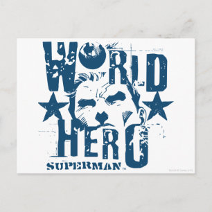 World Hero Stars Postkarte