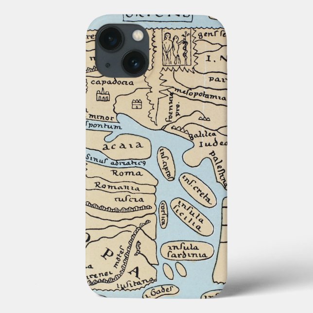 WORLD MAP 2ND CENTURY Case-Mate iPhone HÜLLE (Rückseite)