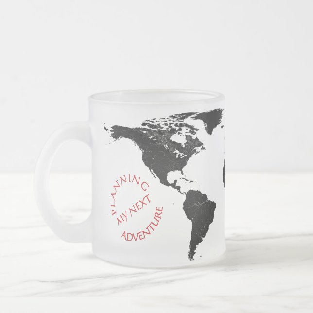 World Map Adventure – Personalized Mattglastasse (Links)