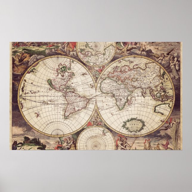 World Map Geography Poster (Vorne)
